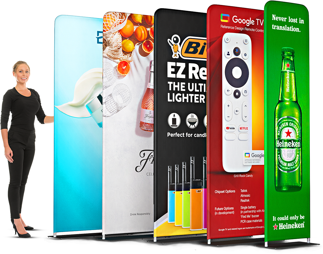 Fabric Banner Stretch Fabric Tube Banner Stand